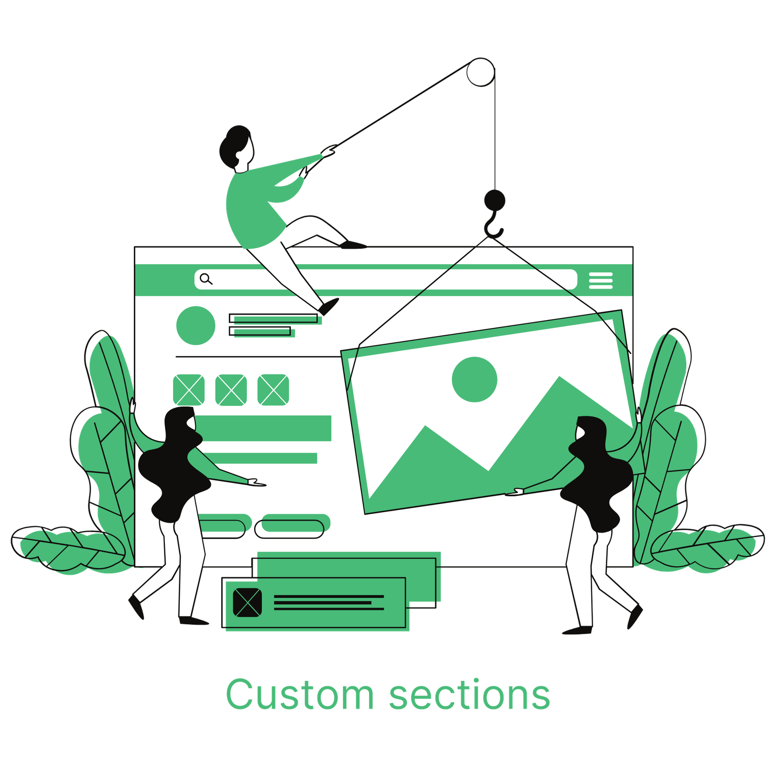 Custom Shopify theme sections