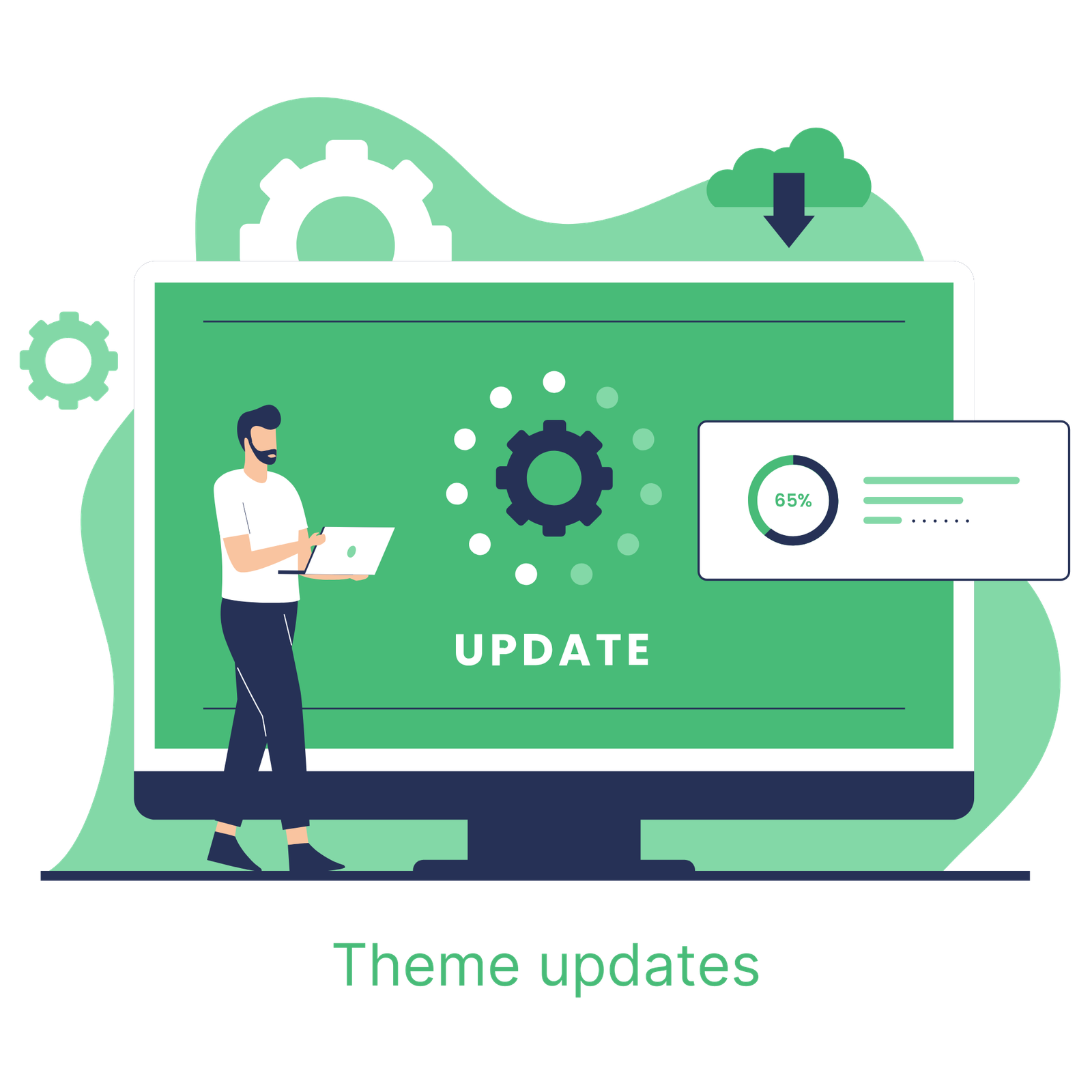 Shopify theme update process